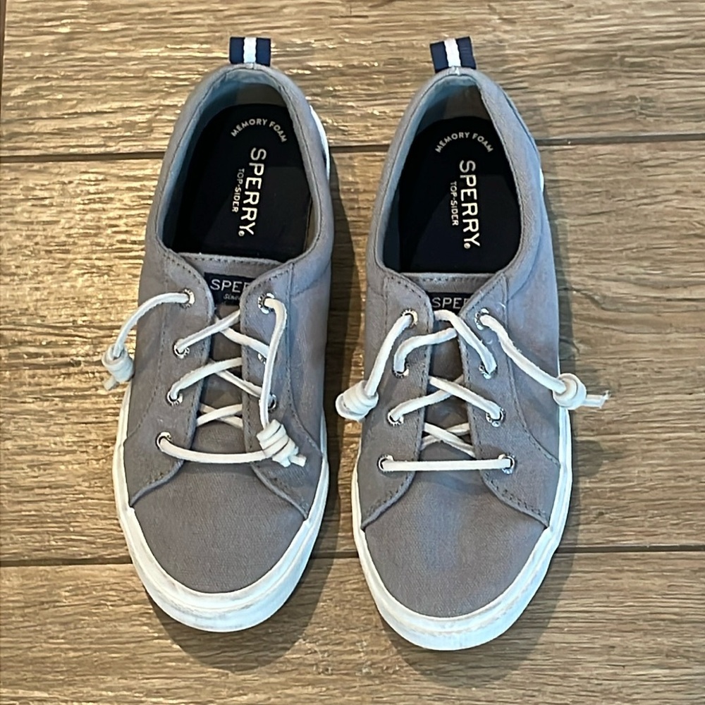 Sperry Women’s Grey Shoes, Size 8